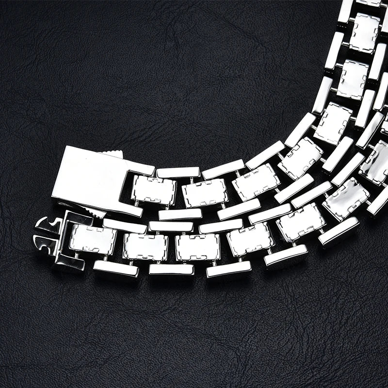 GEM'S BALLET JN55 Hip Hop Iced Out Cuban Link Chain