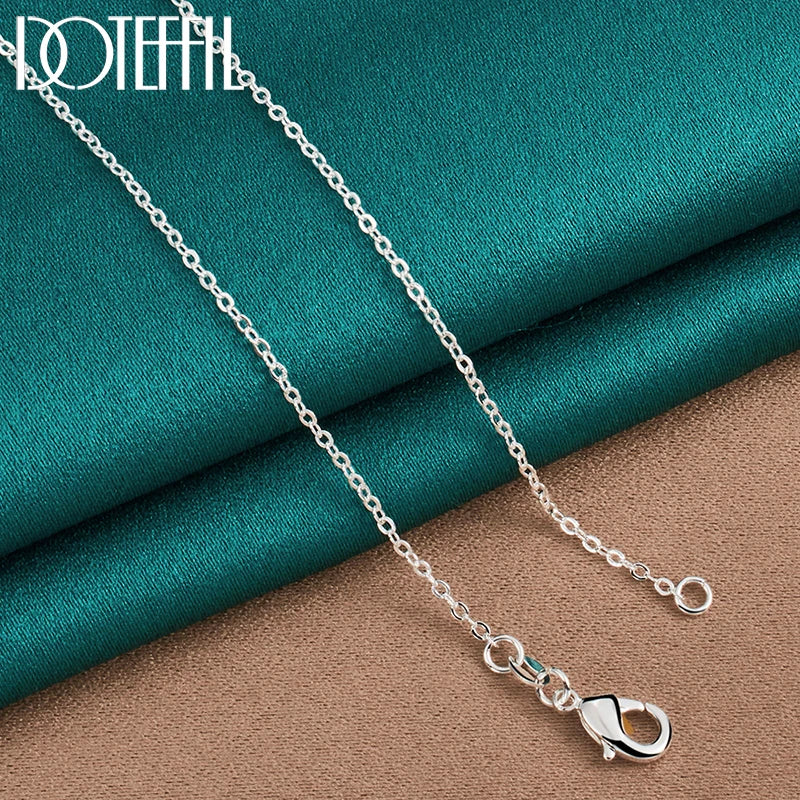 925 Sterling Silver Three Star Chain Necklace for Women Charm Wedding Engagement Party Fashion Jewelry