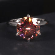 GEM'S BALLET 5.0CTW Moissanite Solitaire Engagement Ring – Timeless Brilliance