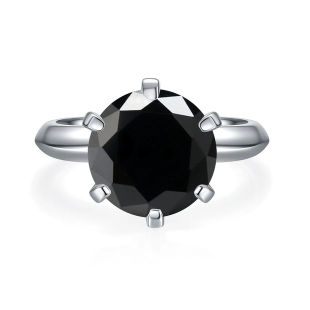 GEM'S BALLET 5.0CTW Moissanite Solitaire Engagement Ring – Timeless Brilliance