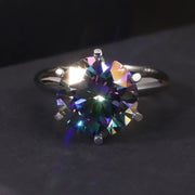GEM'S BALLET 5.0CTW Moissanite Solitaire Engagement Ring – Timeless Brilliance