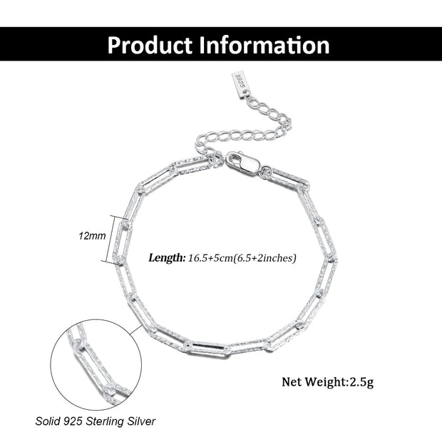 ORSA JEWELS 14K Gold Plated Genuine 925 Sterling Silver Paperclip Neck Chain 6/9.3/12mm Link Necklace for Women Men Jewelry SC39