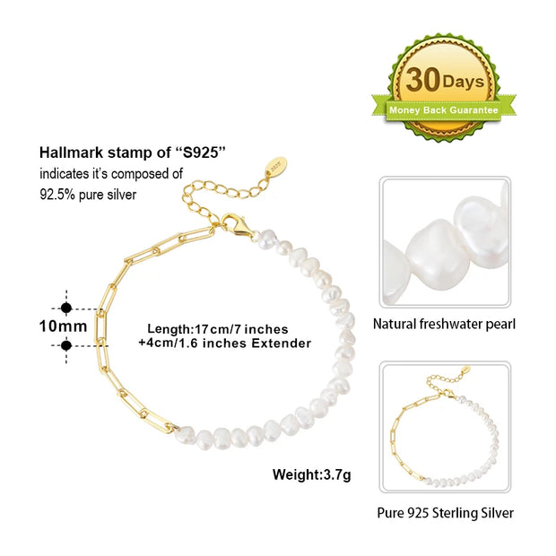 ORSA JEWELS 14K Gold Plated Genuine 925 Sterling Silver Paperclip Neck Chain 6/9.3/12mm Link Necklace for Women Men Jewelry SC39