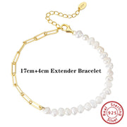 ORSA JEWELS 14K Gold Plated Genuine 925 Sterling Silver Paperclip Neck Chain 6/9.3/12mm Link Necklace for Women Men Jewelry SC39