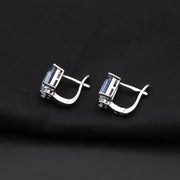 GEM'S BALLET Iolite Blue Mystic Quartz Jewelry Set