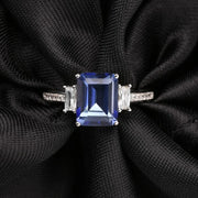 GEM'S BALLET Iolite Blue Mystic Quartz Jewelry Set