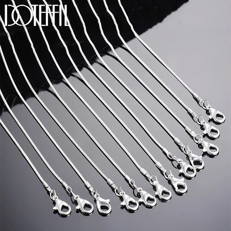 925 Sterling Silver Snake Chain Necklace