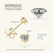Moissanite Exquisite Stud Earring for Women