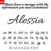 Personalized Name Necklace Stainless Steel Custom Jewelry Handmade Nameplate Pendant Box Chains Choker Women Men Christmas Gifts