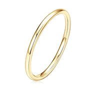 Sterling Silver 18K Gold Plated Thin Ring