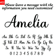 Personalized Name Necklace Stainless Steel Custom Jewelry Handmade Nameplate Pendant Box Chains Choker Women Men Christmas Gifts