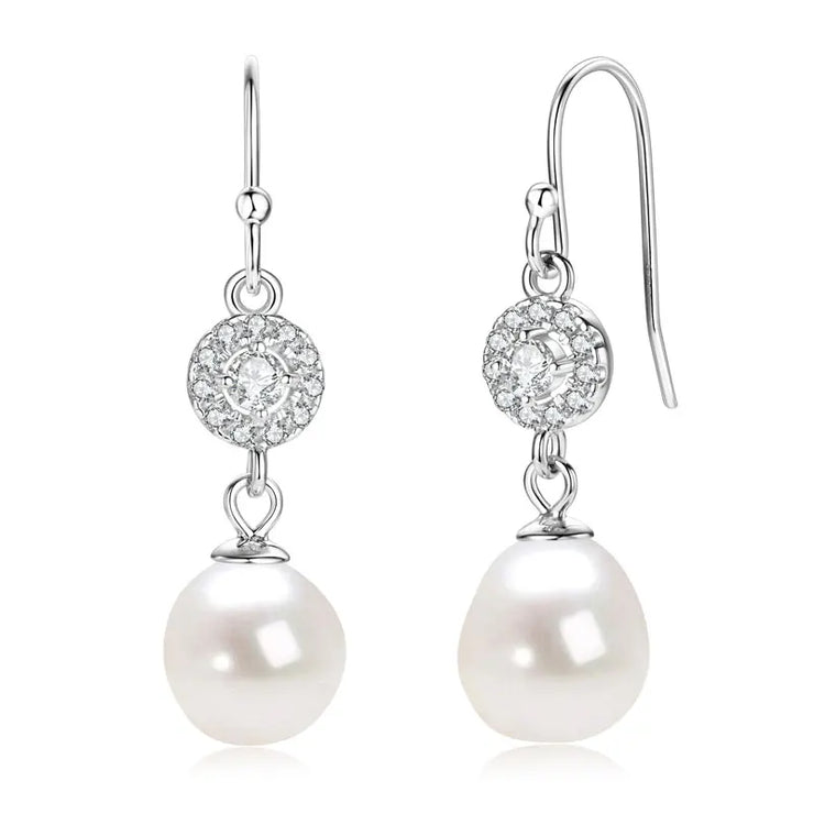 Sterling Silver Freshwater Pearl Earrings