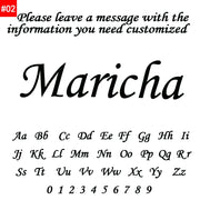 Personalized Name Necklace Stainless Steel Custom Jewelry Handmade Nameplate Pendant Box Chains Choker Women Men Christmas Gifts