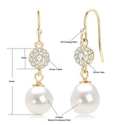 Sterling Silver Freshwater Pearl Earrings