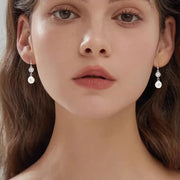 Sterling Silver Freshwater Pearl Earrings