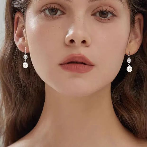 Sterling Silver Freshwater Pearl Earrings