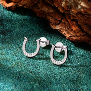 Moissanite Sterling Silver Stud Earrings
