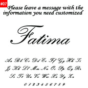 Personalized Name Necklace Stainless Steel Custom Jewelry Handmade Nameplate Pendant Box Chains Choker Women Men Christmas Gifts