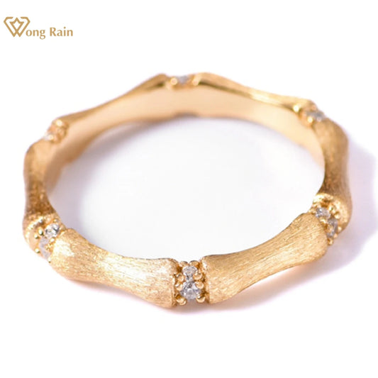 Wong Rain Vintage 10K Gold Plated Lab Sapphire Ring