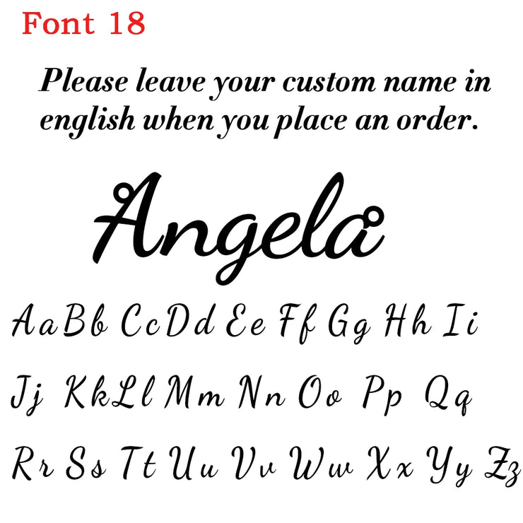 Personalized Custom Name Ring – Stainless Steel Jewelry